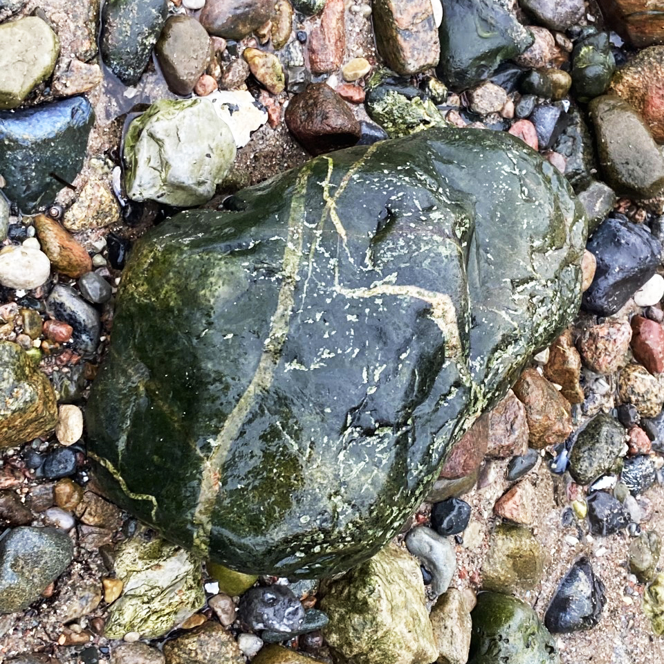 En sten fra stranden